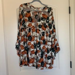 Perfect fall dress! 3/4 sleeves and lined